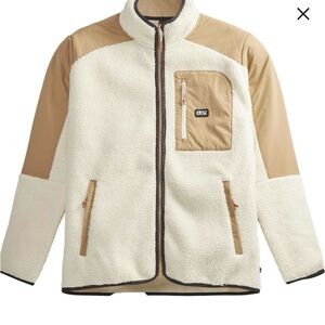 Picture Organic Clothing Size Large Quilchena Zip Sherpa Fleece with pockets